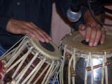 Particolare dei tabla di Federico Sanesi